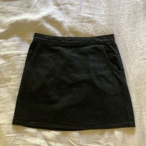 Black Denim Miniskirt 👼